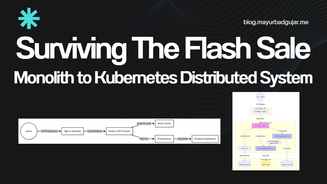 Surviving the Flash Sale: My Journey from a Fragile Monolith to a K8s Distributed System